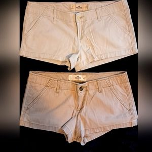 Pair of Vintage Hollister short shorts size 5 w27